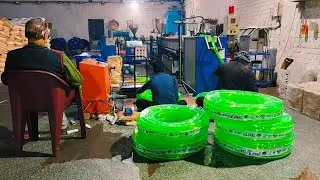 PVC Garden Pipe Manufacturing Business! How It's Made! Machine Making Process in Company