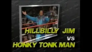 Hillbilly Jim vs Honky Tonk Man   SuperStars May 7th, 1988