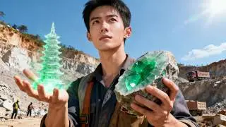 🔔首發新劇🔥從礦奴到翡翠之王！劉峰在緬北意外獲得翡翠寶塔異能，不僅透視賭石百分百中，還靠空間升級逆天改命！橫掃礦區、奪冠鑒玉大會，甚至驚動國王！🔥