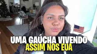 ROTINA DE UMA GAÚCHA MORANDO NOS Estados Unidos 🇺🇸 | CASA, CAFÉ E COMPRINHAS