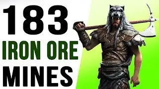 Skyrim All Iron Ore Mines Locations (183 Iron Ore)