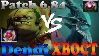 Dota 2 - Patch 6.84 Dendi Pudge Lotus Orb and XBOCT Leshrac Octarine Core Plays Ranked Match