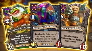 LEAPERS Without Leapfrogger?! | Hearthstone Battlegrounds