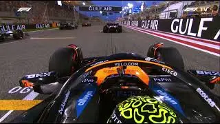 Lando Norris Onboard Shot Of Going Over Grid Box During Bahrain Grand Prix 2025