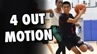 4 Out Motion Basketball Offense