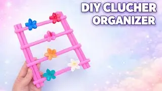 Diy hair clutcher organizer|Paper craft|hairclip organizer||perfect for home @theartfulfairies1547