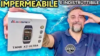 Indistruttibile, impermeabile con gps. L'orologio per il fai da te, e lo sport. Kospet Tank x2 ultra