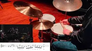 Mark Guiliana's Insanely Cool 1-Bar Fill - Transcription