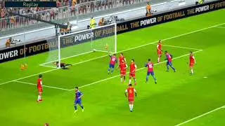 Neymar Jr wonderful skill  and goal 😍😍_-pes19 mobile