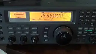Tuning 19 meter band shortwave mid day june 12th 2014