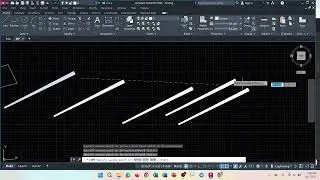 AutoCAD Tutorial (Line, Polyline, Copy, Move, Trim, Extend, Offset Command)
