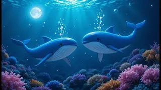 Whales Go Dancing Under the Moon! | Nursery Rhyme for Kids