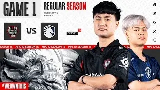 ALTER EGO vs TEAM LIQUID ID | Regular Season Week 5 Day 2 | Game 1 | #MPLIDS15