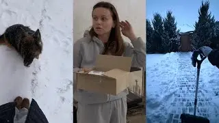 Непредсказуемая жизнь в поселке😬Как это разгребать?🫠Распаковка всего📦Никита привез цивилизацию🙏🏻🛒