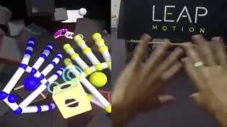 Leap Motion Blocks for HTC VIVE Playthrough