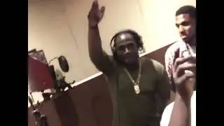 I-Octane and shaggy in studio with Tony Kelly