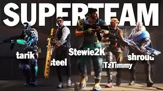 We built a SUPER TEAM for Premier.  |   Match 1 @JoshNissan @iiTzTimmy @shroud and @tarik