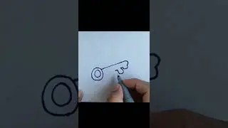 key drawing easy for kids. how to draw a key.#keydrawing #cutekeydrawing.