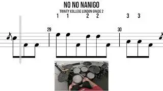 No No Nanigo &ndash; Trinity College London Grade 2 | Drum Playthrough 🥁