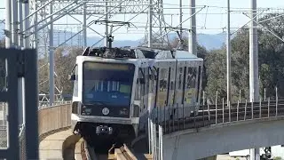 LA Metro Rail: 1996-99 Siemens P2000 Green Line at Douglas Station