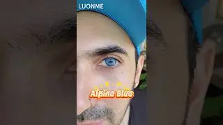 Best Blue Colored Contacts for Dark Brown Eyes #bluelenses #colorcontactlenses #luonme