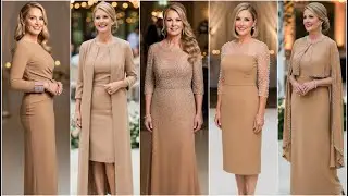 Beautiful Camel Color Mother of the Bride Dresses: Elegant Wedding Guest Gowns & Chic Styling Ideas