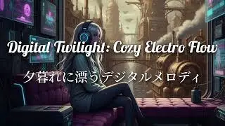 【作業用BGM】Digital Twilight: Cozy Electro Flow｜夕暮れに漂うデジタルメロディ
