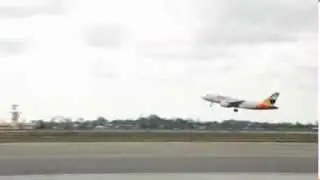 Inaugural fastjet international flight FN201 takes off from JNIA 18.10.13
