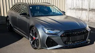 2021 AUDI RS6 AVANT - DAYTONA GREY MATT / SATIN / MATTE - the Ultimate $200,000 NZD Fast Wagon