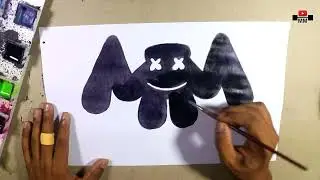 How to draw the Marshmallow logo