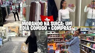 FUI FAZER COMPRAS AQUI NA SUÍÇA! VLOG DA MINHA ROTINA 🇨🇭🛍