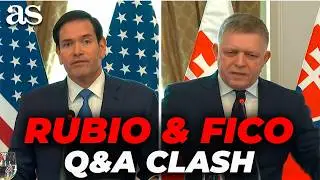 MARCO RUBIO faces EXPLOSIVE PRESS Q&A in SLOVAKIA: UKRAINE, NATO, EUROPE...