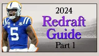 🏈 2024 Redraft Guide #fantasyfootball