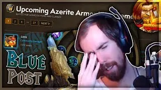 Asmongold Reacts to a Blue Post Regarding Future Azerite Armor Changes With Mcconnell