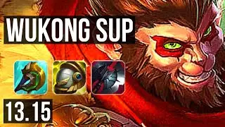 WUKONG & Varus vs BLITZ & Kai'Sa (SUP) | 14/2/9, Legendary, 800+ games | KR Diamond | 13.15