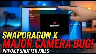 Серьезная ошибка на ноутбуках со Snapdragon X! 😱 Камера перестает работать после использования за...