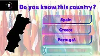 Country silhouette quiz: Name the Country. Test your knowledge!