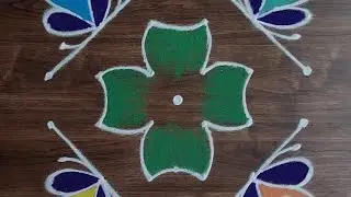 Easy and simple rangoli designs⚛️ creative rangoli designs ⚛️ easy kolam design🪷latest kolam design