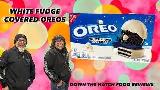 New White Fudge covered Oreo&rsquo;s review. Just in time for the holidays #oreo #cookies #snacks 