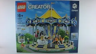 10257 LEGO&reg; Creator Expert Set Carousel Unboxing 4k by Brickmanuals