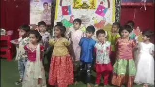 Gobbiyallo gobbiyallo sankranthi celebration# Rawindra bhaarathi school