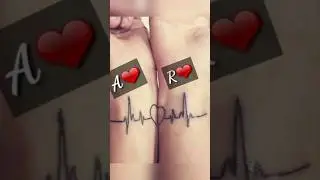 A+R name WhatsApp status video # shorts video # love song  # a+r name art