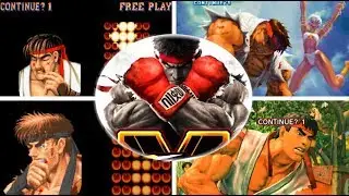 Evolution of Street Fighter Continue/Retry