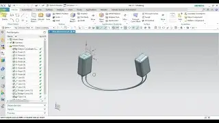 How to Make Wiring, Rope or Flexible Piping in NX Assembly | Wiring in NX | Flexible Pipe in NX |