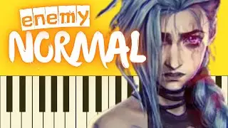 Enemy Piano Cover | Arcane League of Legends Piano Tutorial + Free MIDI & Sheet Music