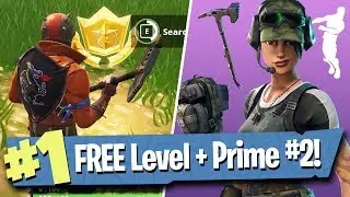 TWITCH PRIME PACK #2 + FREE BATTLE PASS TIER (Week 2 Challenge Guide) - Fortnite Battle Royale