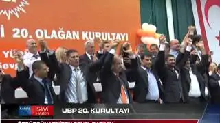 UBP 20. KURULTAYI &Ouml;ZG&Uuml;RG&Uuml;N YENİDEN GENEL BAŞKAN