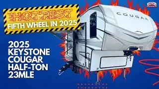 America's Hottest Fifth Wheel in 2025 | 2025 Keystone Cougar Half-Ton 23MLE | Bankston Motor Homes