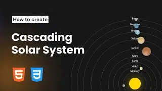 How to create Solar System Using HTML & CSS | No JS