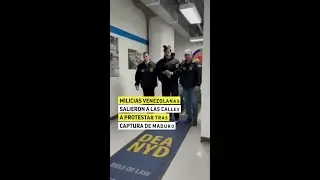 Milicias venezolana salieron a las calles a protestar tras captura de Maduro
